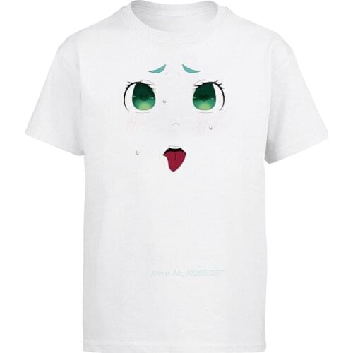 Ahegao Face Anime Manga Henta Ecchi 18+ NFSW Japan Unisex T-Shirt men clothing
