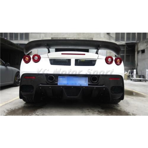 Car Accessories FRP Fiber Glass ASI Style GT Wing Fit For 2004-2009 F430 Rear Spoiler Trunk Wing Car-styling
