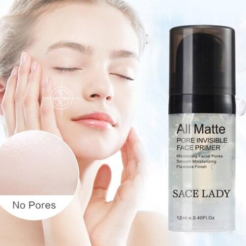 Invisible Pore Makeup Primer Pores Disappear Face Oil-control Moisturizer Base Primer Liquid Vitamin A,C,E Whitening Face Cream