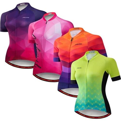 JPOJPO Cycling Jersey womens Bike Jersey 2020 road MTB bicycle Shirt team Ropa Ciclismo maillot Racing tops female ladies pink
