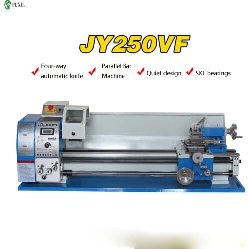 JY250VF precision small mechanical metal processing lathe multifunctional household woodworking diy high precision