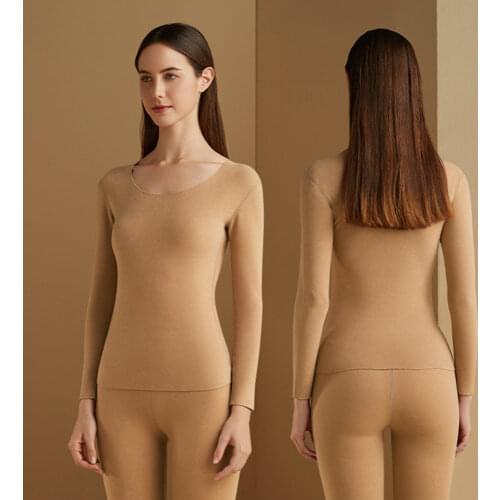 2021 Thermal Underwear Sexy Ladies Clothes Winter Seamless Warm Intimates Long Johns Heat Pack Women 2 Piece Sets Cationic Patch