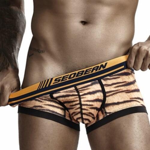 Sexy Underwear Male Boxer Mens Underwear Boxers Cuecas Shorts Quick Dry Gay Men Underware Man Lingerie Clothing Seobean Brand