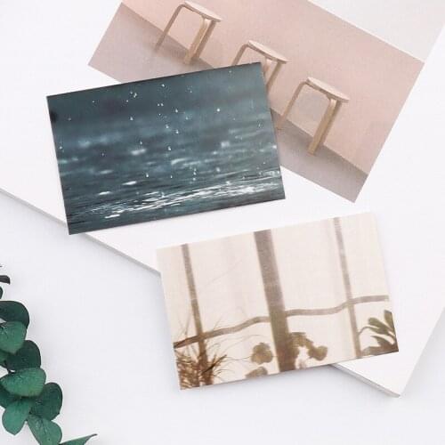 Multi-use 5.2*8cm 54pcs Mini Card a view of the city Scrapbooking party invitation cards valentine Christmas Scrapbooking