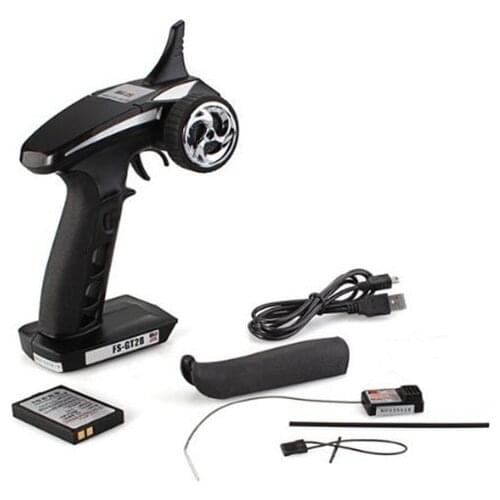 New Flysky FS-GT2B 2.4G 3CH System Transmitter + Receiver for RC Car Boat