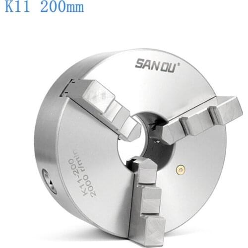 San ou Three-Jaw Self-Centering Chuck K11 Manually Linkage K11 200mm