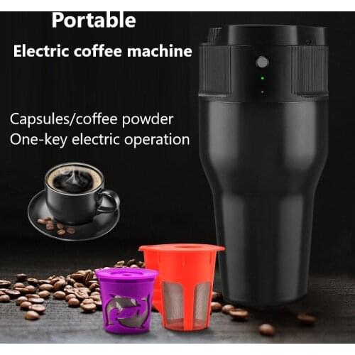 500ML USB Charging Adjustable Circulating Extraction Coffee Machine Mini Capsule Home Portable Outdoor Coffee Machine