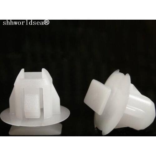 Shhworldsea 100pcs car plastic clip and automotive Front Wheel Trim Retainer for Nissan 76882-JG00A