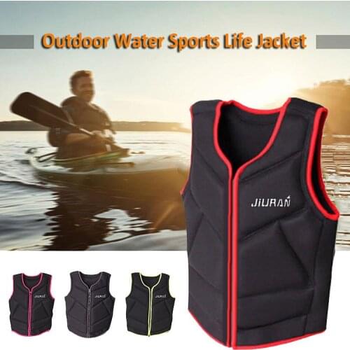 Adult Life Jacket Floating Vest Child Neoprene Kids Buoyancy Jacket for Kayak Swimming Fishing Boating Surfing Life Vest