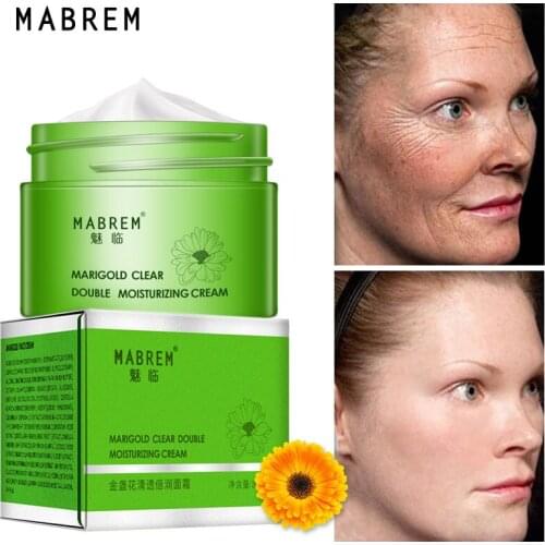 Clear Calendula Moisturizing Cream Anti-aging Wrinkle Deep Soothing Nourishing Whitening Repairing Soothing Dry Firming Care 35g