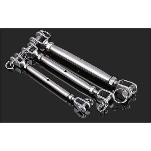 1pcs 304 Stainless steel flower basket screw M5 M6 M8 M10 M12 M16 M20 Rotate Chain wire rope Bloom bolt tension turnbuckle