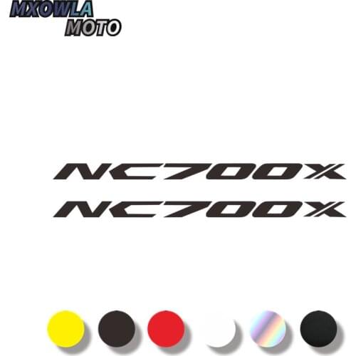 1Pair Motorcycle Reflective Laser Helmet Tank Pad Decoration Sticker Motorbike Decals For Honda NC700X NC 700X NC700 X