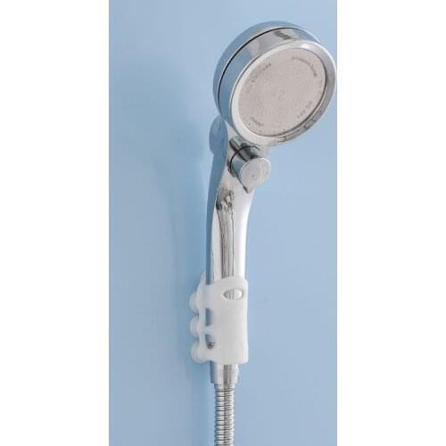 2Pcs Shower Head Holder Reusable Durable Suction Cup Shower Bracket Wall Mount Shower Stand Rack Home Bathroom Accessories