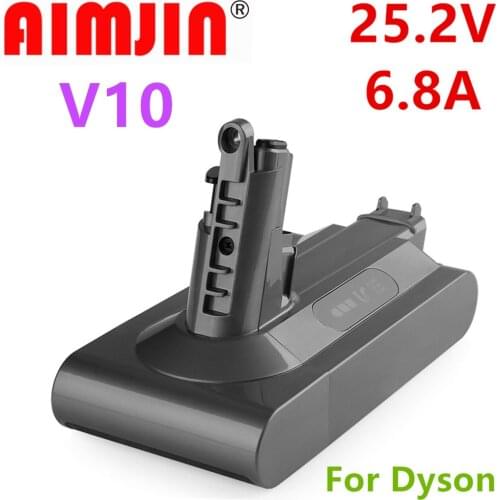2021 100% 25.2V 6.8A Li-ion Vacuum Cleaner Rechargeable Battery for Dyson V10 Absolute V10 Fluffy Cyclone Motorhead