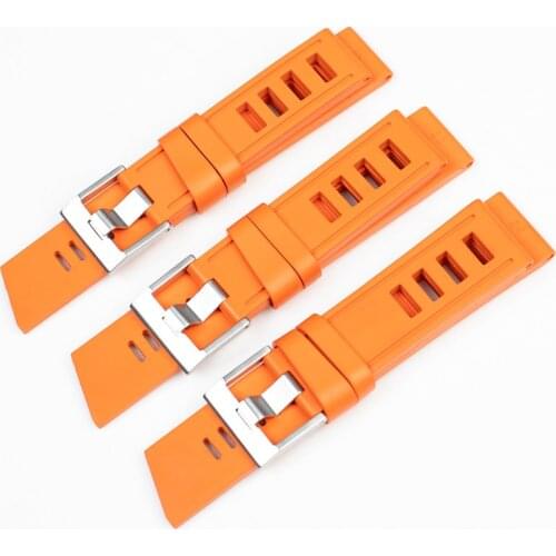 Watch accessories retangula rubber strap diving strap tunaSBDX011 20/22/24mm Orange
