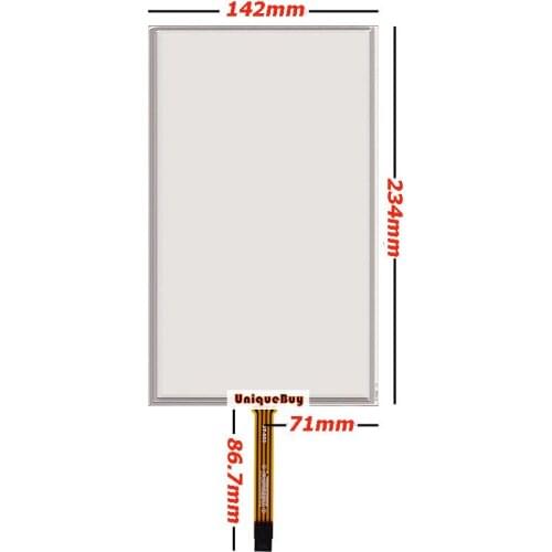 For 10.1inch 4-wire 234*142MM HSD101PFW1 2 Wide cable Digitizer Resistive Touch Screen Panel Resistance Sensor
