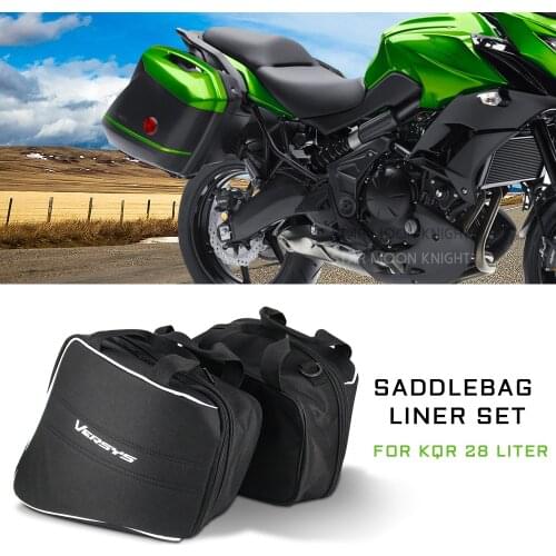 For Kawasaki Versys 1000 650 2015 - 2021 For KQR 28L Motorcycle Hard Saddlebag Liner Set Bag Saddle Inner Bags luggage bags