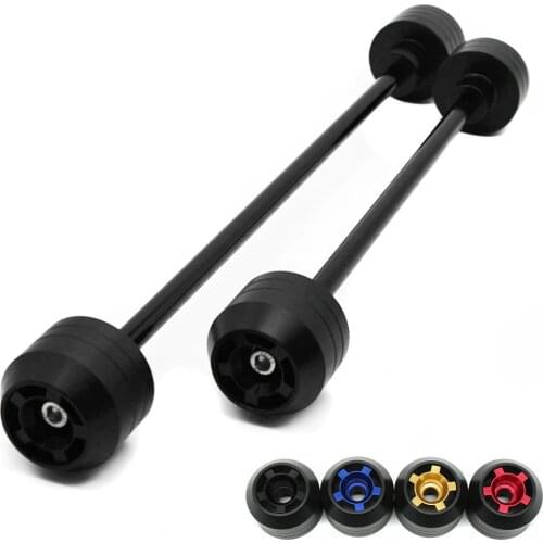 For Yamaha FZ1 2006-2015 Motorcycle Front & Rear POM Axle Fork Sliders Wheel Protector