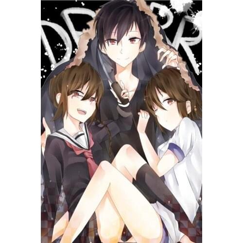 Nice Anime DURARARA!! Cartoon Poster Custom Canvas Poster Art Home Decoration Cloth Fabric Wall Poster Print Silk Fabric