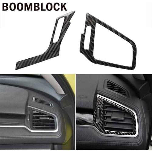 Car Dashboard Air Outlet Vent Cover Trim Interior Mouldings Auto Accessories For Honda Civic 10th Gen 2016 2017 2018 2019 2020