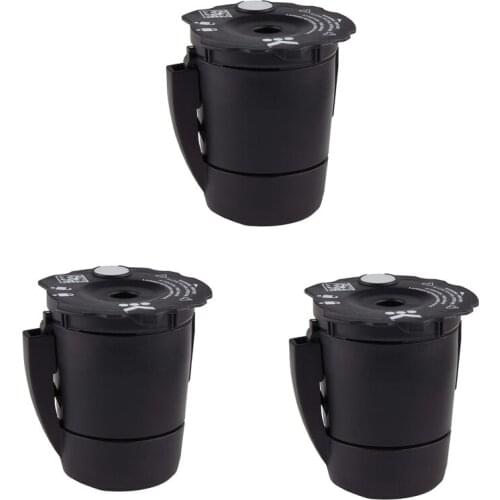 3 Pack Reusable Ground Coffee Filter for Keurig My K Cup 2.0 & 1.0 K200 250 K425 475 K525 575 Coffee Machine Accessories