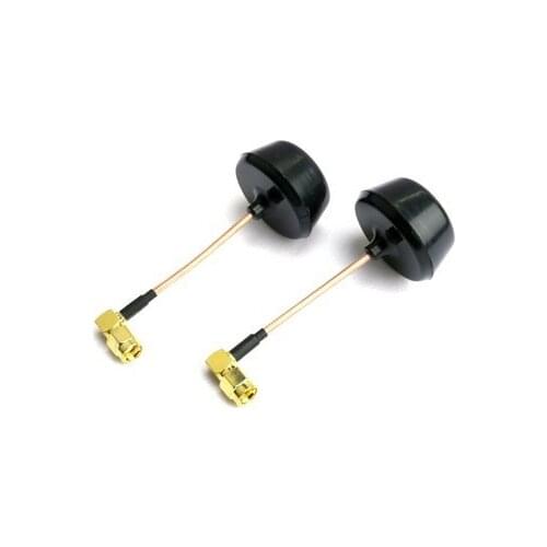 90 Degree 5.8GHz Circular Polarized Antenna Set - Black, RP-SMA Plug