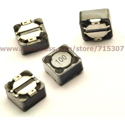 PHISCALE 30pcs of smd shielded power inductor 10UH 100 7*7*4