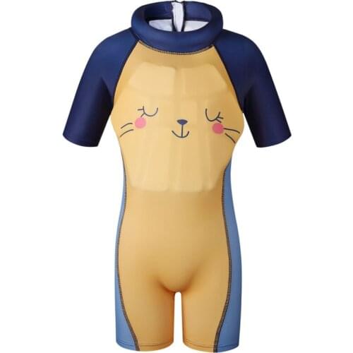 Lycra Floating Kids Baby Toddler Swim Trainer Suit Wet Suit Life Vest Sun UV Protection ufp50+ Float Swimming Suit Swimwear Zip