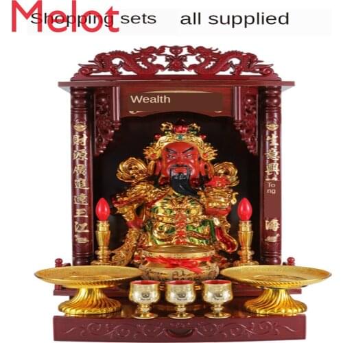 Consecrated Guan Gong Buddha Statue Lord Guan the Second Decoration Guan Yu Worship Statue God of War and Wealth Fortune