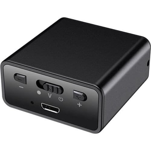 Q65 Voice Recorder Rectangle Dictaphone Audio Sound Recorder with Playback Micro Voice Activated Recorder Mini Recording Device