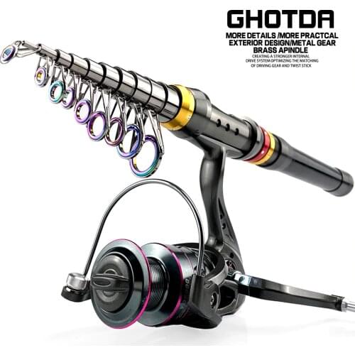 Fishing Rod and Reel Combos Carbon Fiber Telescopic Fishing Rod with Reel Combo Sea Saltwater Freshwater Kit Fishing Rod Kit