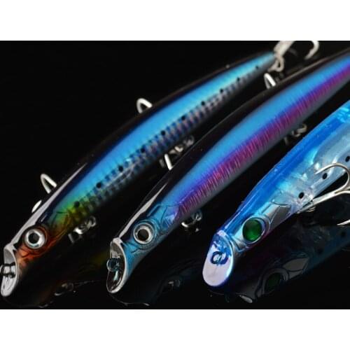 Fishing Lures Minnow Isca Artificial Hard Bait 140mm 19g Popper Lure Lipless Crankbaits Floating Minnow Wobblers Tackle