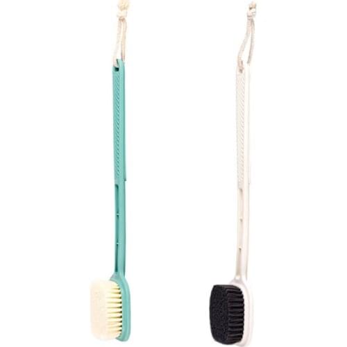 Bathroom Body Brushes Long Handle Bath Brushes Exfoliating Massager Shower Tool K0AB