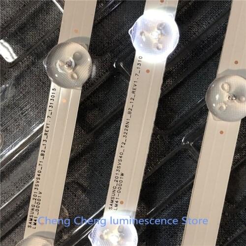 760mm LED Backlight Lamp strip For Sam sung 40'' TV UN40EH5000 D3GE-400SMB-R1 D3GE-400SMB-R2 2013SVS40 BN96-28767A BN96-28766A