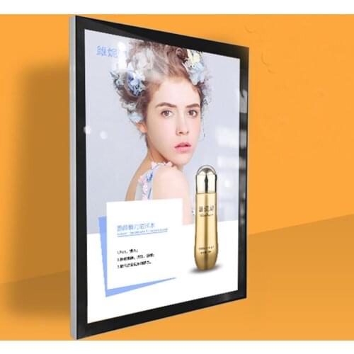 40x60cm Ultra Slim Aluminum Magnetic Frame Led Light Pockets,Magnetic Front Panel Menu Led Light Box