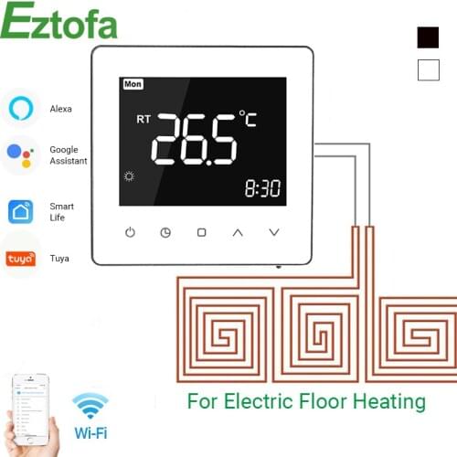 Tuya WiFi Smart Thermostat, Electric Floor Heating Water Temperature Remote Controller For Google Home, Alexa