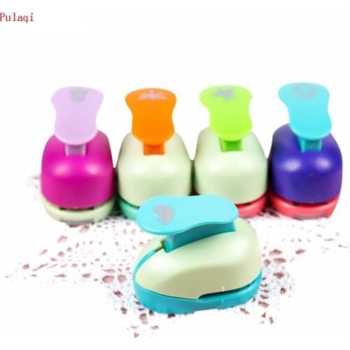 Pulaqi Embossing Device Cutter Machine Cute 2.5cm Paper Handmade Crafts&Scrap-booking Tool Paper Punch for Gift Card Punches DIY