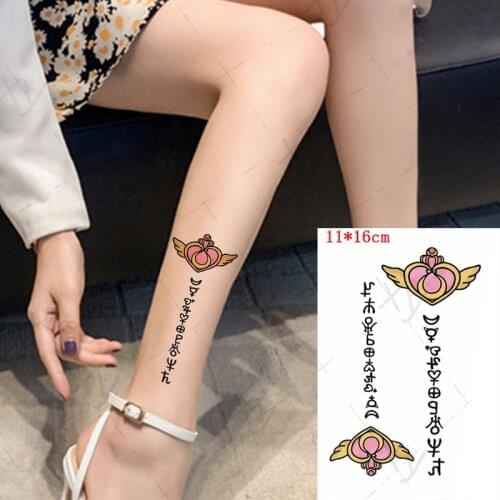 Waterproof Temporary Tattoo Sticker Fairy Magic Wand Flash 3d Butterfly Flower Body Art Arm Fake Sleeve Tatoo for Women Men Kids