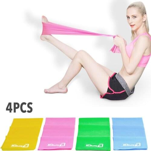 Yoga Strength Training Latex Resistance Band Soft Elastic Pull Up Gym Loops Fitness Exercise Equipment Pilates Workout