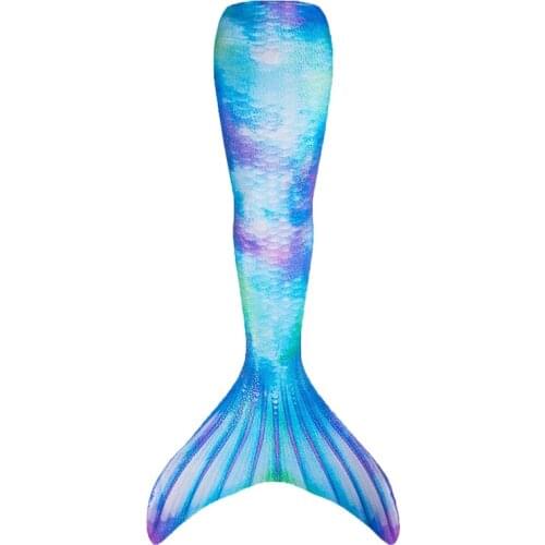 Mermaid Tail Adult Womens Swimwear European And American Parent-child Childrens Performance Costumes Installed With Fippers