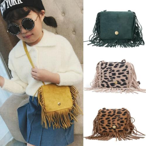 2020 Fashion Toddler Baby Girls Tassel Mini Messenger Bag Kids Girls Handbags Coin Purse Children Shoulder Bags Diaper Bags