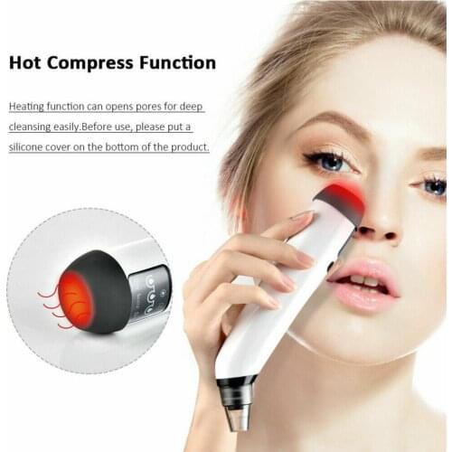 4-head Heating Electric Blackhead Suction Device Pore Cleaning Artifact Real-time Monitoring Vacuum Technology