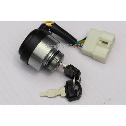 Gasoline generator accessories Generator lock 188F 190F 5KW electric door lock switch key 6 lines