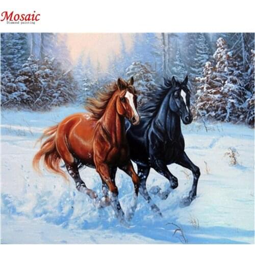 5D DIY Diamond Painting Home Animal landscape character Cross Ctitch Kit Wall Sticker Full drilling Embroidery Diamond Painting