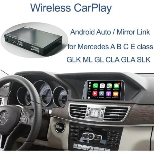 Wireless CarPlay for Mercedes Benz A Class W176 CLA GLA C-CLass B W246 W204 E-Class W212 C207 CLS W218 ML GL GLK SLK R72 G W463
