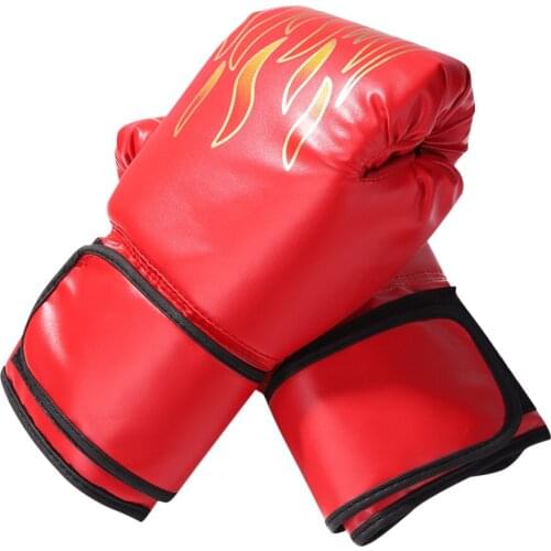 Boxing Gloves PU Leather Muay Thai Fight Sandbag Training Glove For Men Women Kids Workout Gloves Training Accessories