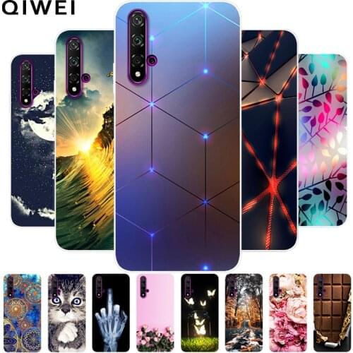 For Huawei nova 5T Case Fashion Cute Soft TPU Back Cover For Huawei Nova 5T Case Nova5T 5 T Phone Cases silicone Slim Coque