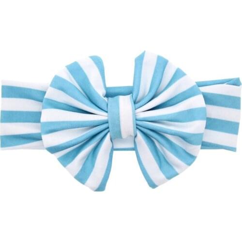 Children\s Hair Belt Bowknot Striped Hairbands Baby Girls Hair Elastic Headband New Fashion Hot Sale 2021