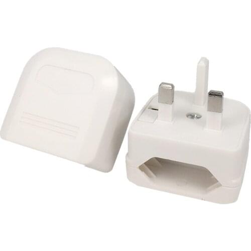 EU Euro European To UK Adaptor Portable Outdoors Travel Wall Adapter Converter Socket UK Pakistan Malaysia Maldives Power Plug