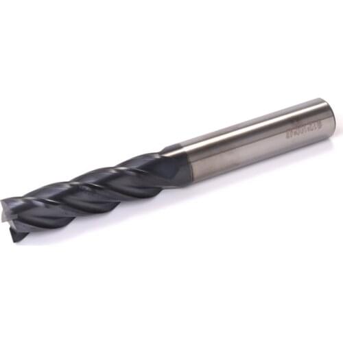 1 pcs set Carbide end mill 2 5 6 8 10 12mm 4 Flute Milling Cutter Alloy Coating Tungsten Steel cutting tool CNC maching Endmills